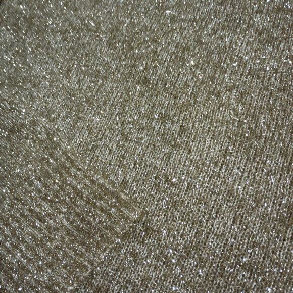 Gold Metallic Juniors XL 15/17 Tunic Sweater Round Neck Machine Washable - Picture 9 of 16